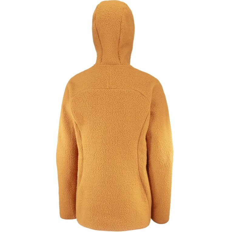 Salomon Outline Warm Teddy Full Zip Women's Jackets Mango | CA 69G82